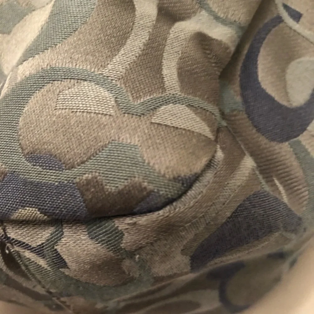Coach vintage Y2K blue optic c tote bag f17881